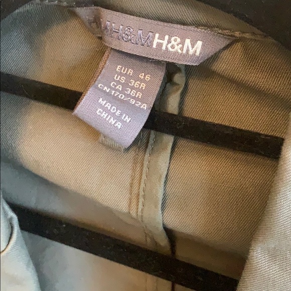 Forest green military style jacket - Picture 7 of 7